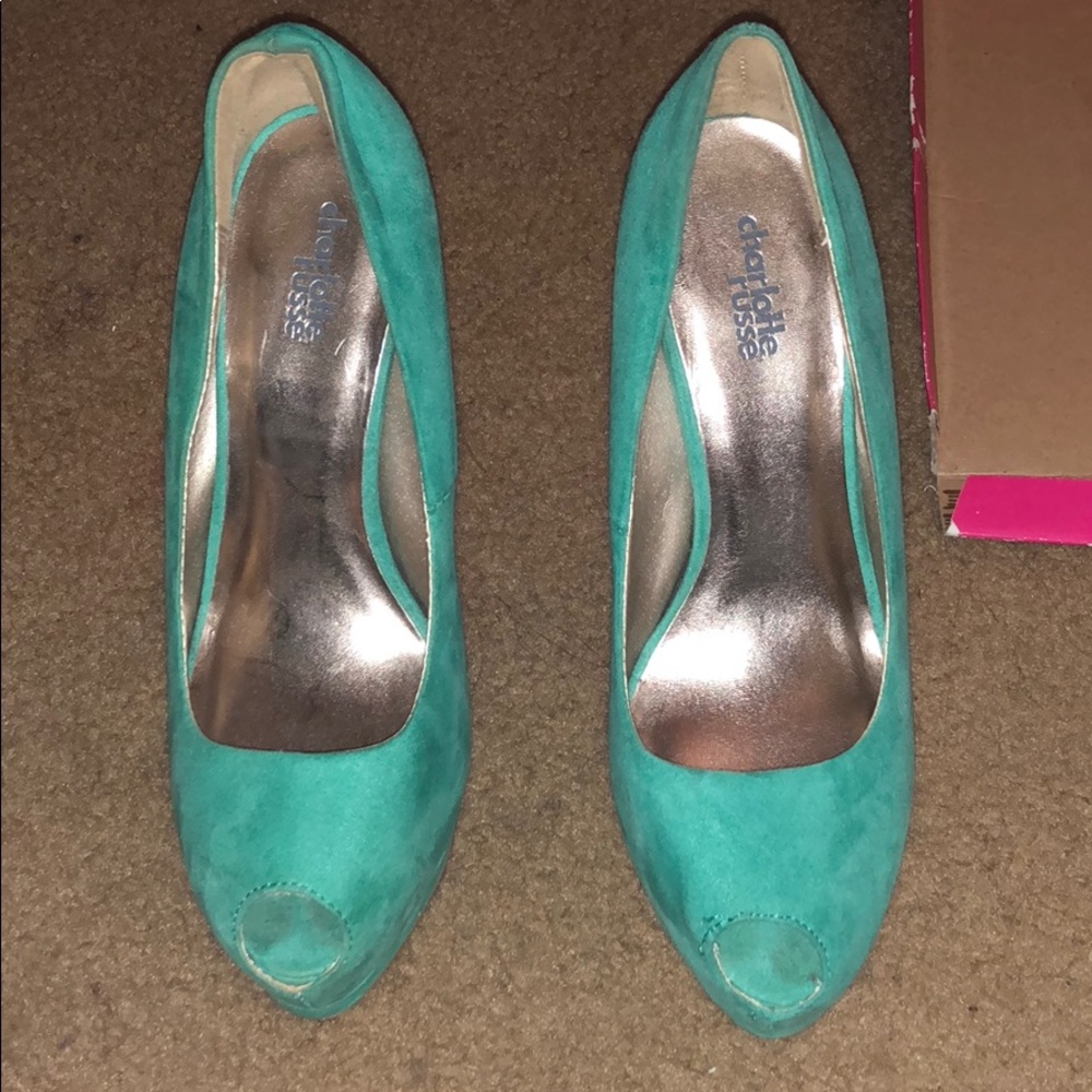 Teal heels